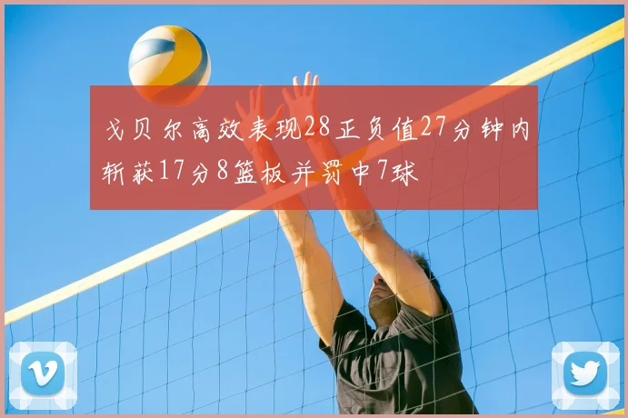 戈贝尔高效表现28正负值27分钟内斩获17分8篮板并罚中7球