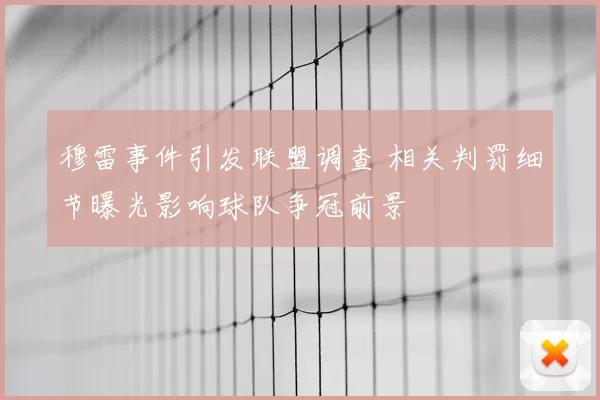 穆雷事件引发联盟调查 相关判罚细节曝光影响球队争冠前景